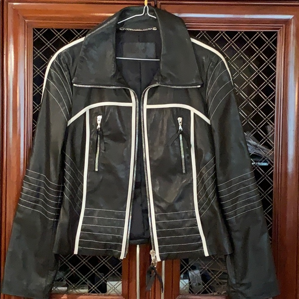 Real leather jacket. Never worn.